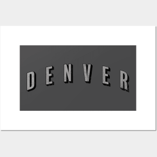 Classic vintage Denver design Posters and Art